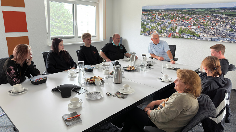 WbG Plauen begrüßt Auszubildende